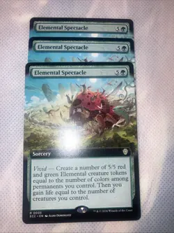 magic the gathering Elemental Spectacle Extended X3 - Image 1