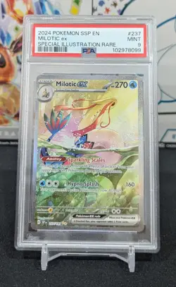 Milotic ex - Pokemon TCG - Surging Sparks SSP EN - SIR #237 - PSA 9 - Mint! - Image 1