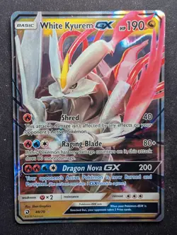White Kyurem GX - 48/70 - Dragon Majesty (Pokemon) - Image 1