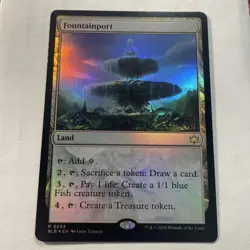 Mtg. Fountainport. Foil. Bloomburrow. Pack Fresh - Image 1