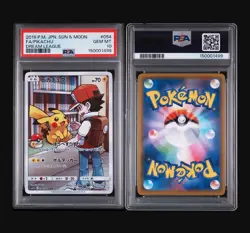 2019 POKEMON JAPANESE SUN & MOON DREAM LEAGUE #054 FA/PIKACHU DREAM LEAGUE PSA10 - Image 3