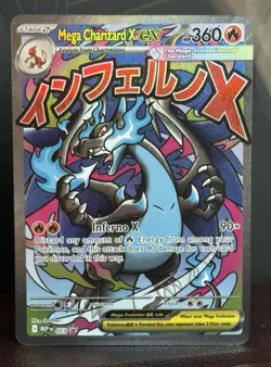Mega Charizard X ex #023 Pokemon TCG Mega Evolution Promo Full Art Holo (MINT) - Image 5