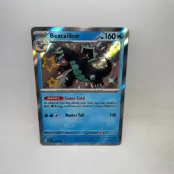 Baxcalibur 130/091 Shiny Rare Paldean Fates Pokemon Holo Near Mint - Image 1