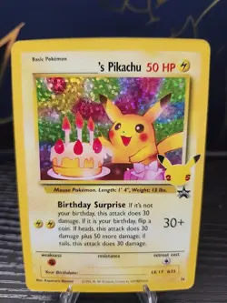 2021 Pokemon SWSH Celebrations Birthday Pikachu Classic #24 - Image 1