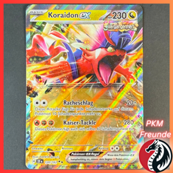 Koraidon EX 120/162 TEF ✨Double Rare 🟢NM 🇩🇪Deutsch Pokemon Gewalten der Zeit - Image 1