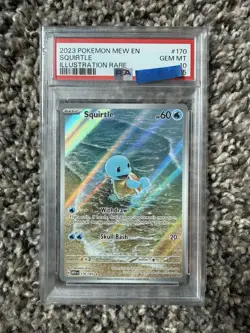 Squirtle 170/165 PSA 10 Gem Mint Illustration Rare 2023 Pokemon SV151 🚀📈 - Image 1