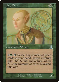 MTG Urza's Destiny --- IVY SEER --- Uncommon! NM! Magic the Gathering! - Image 3