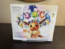 Pokemon TCG Scarlet & Violet Prismatic Evolutions Elite Trainer Box ETB DMG J - Image 1