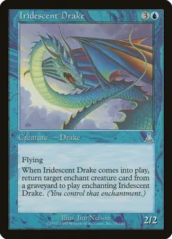 MTG Urza's Destiny --- IRIDESCENT DRAKE --- Uncommon! NM! Magic the Gathering! - Image 1