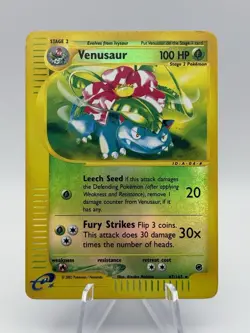 Pokemon Venusaur Expedition Base Set 067/165 2002 Rare Reverse Holo 100 HP - Image 1