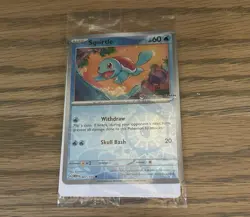 Pokemon Squirtle Center Exclusive Halo Promo Card 007/165 Factory Sealed - Image 1