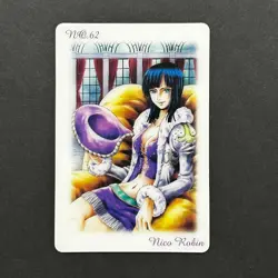 S5684 Nico Robin Japanese One Piece Gumica Card Miss All Sunday M19 - Image 1
