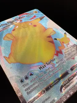 Pokemon TCG Surfing Pikachu VMAX 25th Anniversary Card 009/025 LP - Image 4