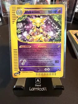 Alakazam 33 /165 Expedition Base Set 2002 Pokemon TCG Reverse Holo Rare Card - Image 1