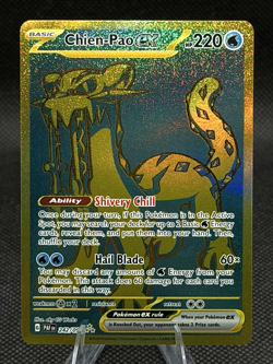 Pokemon - Chien-Pao ex - 242/091 - SV Paldean Fates - Ultra Rare Card NM - Image 1