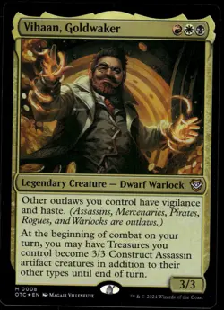 1x Foil Vihaan, Goldwaker - Commander: Outlaws of Thunder Junction - NM - MTG - Image 1