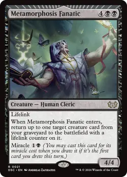Metamorphosis Fanatic Duskmourn: House of Horror NM MTG - Image 1