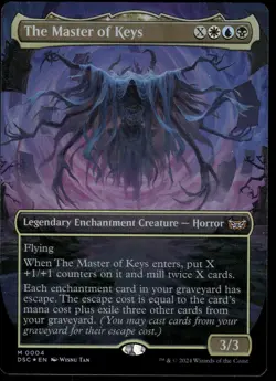 1x Foil The Master of Keys (Borderless) - Commander: Duskmour - NM - MTG - Image 1