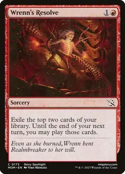 Wrenn's Resolve - March of the Machine - Magic The Gathering - MTG - Image 1