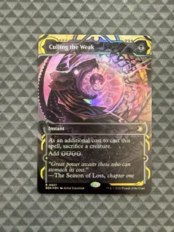 MTG Culling the Weak #0027 Foil R Secrets of Strixhaven: Mystical Archive (SOA) - Image 1