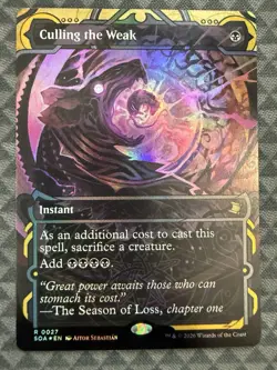 MTG Culling the Weak #0027 Foil R Secrets of Strixhaven: Mystical Archive (SOA) - Image 2