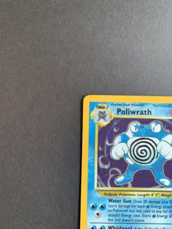 Pokemon Poliwrath 13/102 Holo Unlimited Base NM - Image 2