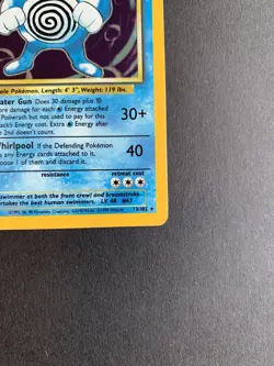 Pokemon Poliwrath 13/102 Holo Unlimited Base NM - Image 4