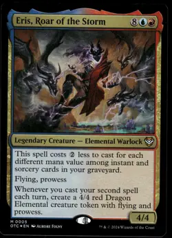 1x Foil Eris, Roar of the Storm - Commander: Outlaws - NM - MTG - Image 1