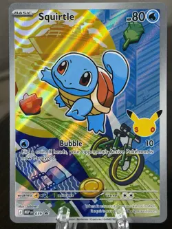 Pokemon Squirtle 039 First Partner Illustration Full Art Holo Promo - Image 2