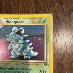 Pokemon TCG Nidoqueen Jungle 7/64 Holo Unlimited Holo Rare - LP - Image 2