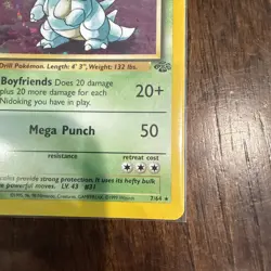 Pokemon TCG Nidoqueen Jungle 7/64 Holo Unlimited Holo Rare - LP - Image 3
