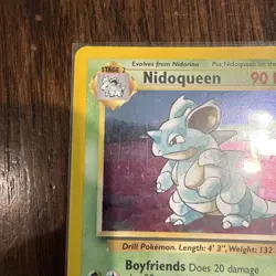Pokemon TCG Nidoqueen Jungle 7/64 Holo Unlimited Holo Rare - LP - Image 5