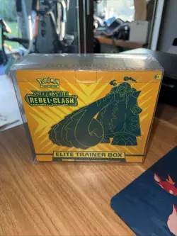 Pokemon TCG Sword & Shield Rebel Clash Elite Trainer Box Sealed - Image 1