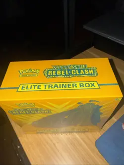 Pokemon TCG Sword & Shield Rebel Clash Elite Trainer Box Sealed - Image 2