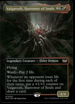 1x Foil Valgavoth, Harrower of Souls (Borderless) - Commander - NM - MTG - Image 1