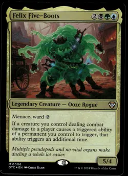 1x Foil Felix Five-Boots - Commander: Outlaws of Thunder Junction - NM - MTG - Image 1