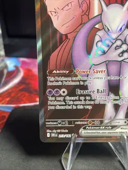 2025 Pokemon Destined Rivals Team Rocket's Mewtwo ex #213/182 - Image 5