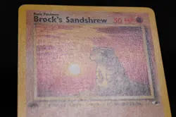 Brock's Sandshrew 1st Edition 72/132 LP Gym Heroes Regular Common Pokemon TCG - Image 4