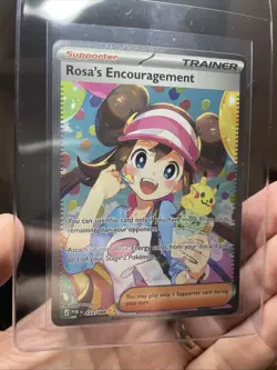 Rosa’s Encouragement SIR 123/088 - Pokemon Mega Evolution Perfect Order NM+ 🍭 - Image 1