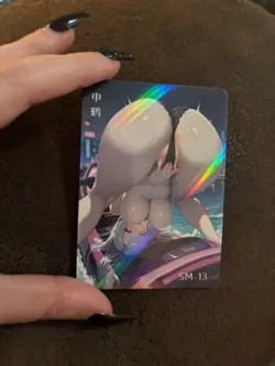 beautiful delicate moan waifu card - Image 1