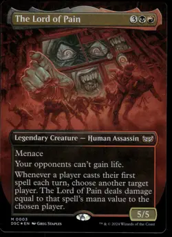 1x Foil The Lord of Pain (Borderless) - Commander: Duskmourn - NM - MTG - Image 1