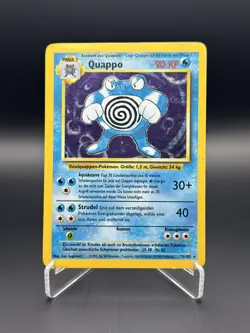 Pokemon Quappo Poliwrath Holo Card 13/102 Original German - Image 1