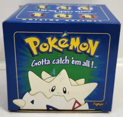 Nintendo Pokemon Burger King Togepi Trading Card 23K Gold Plated Blue Box Sealed - Image 5