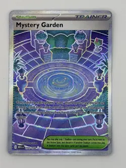 NM Mystery Garden 172/132 Mega Evolution Ultra Rare Pokemon Card NM/LP - Image 1