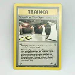 Vermilion City Gym 120/132 - Non Holo - Gym Heroes - Pokemon Card - EXC - Image 1