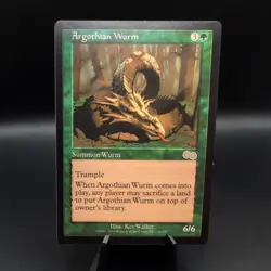 Argothian Wurm 236/350 Urza's Saga USG MTG NM - Image 1