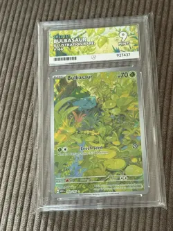 Bulbasaur - 166/165 - ACE 9 - 151 - Graded Pokemon TCG - Illustration Rare - Image 1