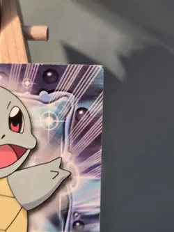 💥 SQUIRTLE 1999 Topps Pokemon TV Non Holo Animation Series Black Logo # 07 - Image 3
