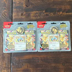 Pokemon Ascended Heroes Komala & Charizard Promo Pack with Card and Coin - Image 1