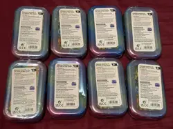 8x Pokemon Prismatic Evolutions Mini Tins! Sealed Brand New! Sylevon Vaporeon - Image 2